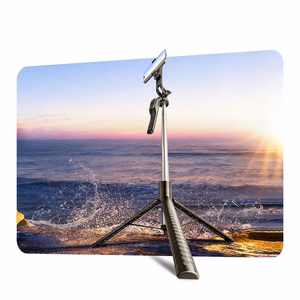Asmenukių lazda Orico SPM190 trikojis 1/4 colio telefono kamerai su 360 laipsnių pasukimu Bluetooth 5.2 - juoda