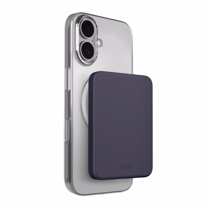 "Puro" 4200 mAh itin plonas "MagSafe" USB-C suderinamas maitinimo bankas - pilkas