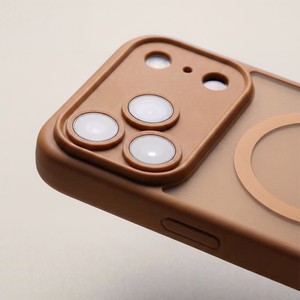 Mag Matt dėklas iPhone 13 6,1" rudas