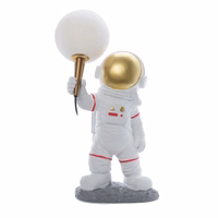 Mėnulio stalo lempa ASTRONAUTAS stovintis Art Deco (modelis 1) AMTL