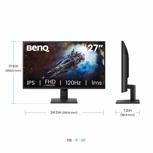 BenQ GW2790P kompiuterio monitorius 68,6 cm (27") 1920 x 1080 pikseliai „Full HD“ LED Juoda