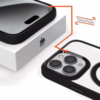 Dėklas Premium Mag Cover Apple iPhone 15 Plus juodas