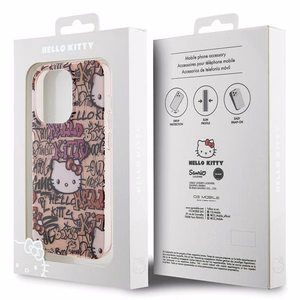Hello Kitty IML grafičių dėklas telefonui iPhone 14 Pro - rožinis