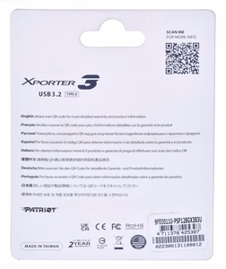 PATRIOT USB atmintinė Xporter 3 128GB Type A USB 3.2