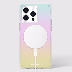 Case-Mate BLOX MagSafe dėklas, skirtas iPhone 15 Pro Max, „Rainbow Frosting“ rašto