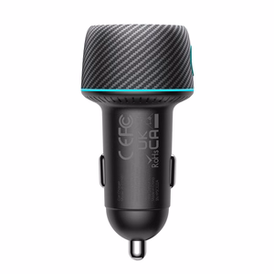 60W USB-C USB-A automobilinis įkroviklis "Joyroom JR-CCN01" - juodas