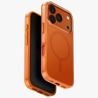"Uniq Clario Magclick" įkrovimo dėklas "iPhone 17 Pro" - oranžinis