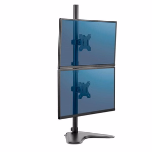 Fellowes Ergonomics laisvai pastatomas laikiklis 2 monitoriams – Seasa vertikalus – buvęs Professional Series™