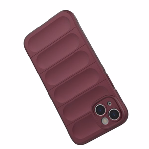 Magic Shield Case dėklas telefonui iPhone 14 Plus elastingas šarvuotas dėklas bordo