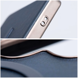 GENTLEMAN MAG COVER magnetinis dėklas telefonui, suderinamas su MagSafe, skirtas SAMSUNG A36, tamsiai mėlynas
