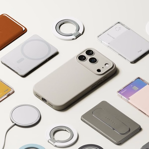 Ringke silikoninis magnetinis dėklas telefonui iPhone 17 Pro Max - smėlio spalvos