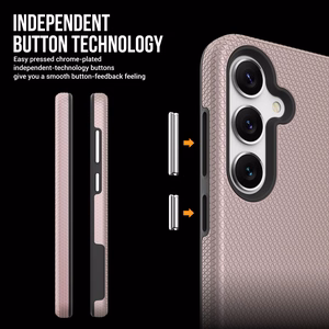 Dėklas Perfectionists Triangle Case Samsung A165 A16 4G/A166 A16 5G rožinio aukso