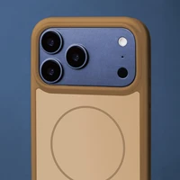 Frame Thin Mag case for iPhone 16 Pro Max 6,9" brown