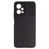Vennus Carbon Elite dėklas telefonui Xiaomi Redmi Note 12 5G/Poco X5 Juodas