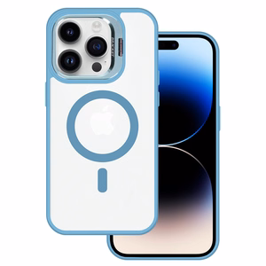 Tel Protect Magnetinis dėklas telefonui su stovu Iphone 13 Pro Max mėlyna