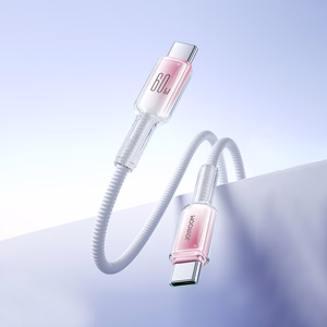 USB-C - USB-C kabelis Joyroom S-A42 60W 1.2m baltas