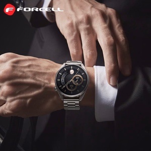 FORCELL F-DESIGN FS06 dirželis SAMSUNG laikrodžiui 22 mm sidabrinis