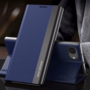 Sleep Pro dėklas telefonui iPhone 16e su atverčiamu dangteliu ir stovu - mėlynas