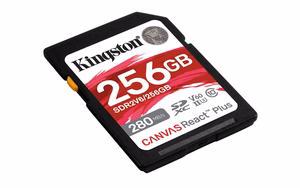 Kingston Technology Canvas React Plus 256 GB SDXC UHS-II Klasės 10