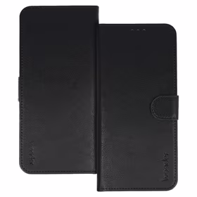 WONDER COMMON Universal Book Case (SIZE M) for Samsung S21/S10/Note/Note 2/Note 3/Huawei P30 Lite/P9/P9 Lite/Sony Xperia Z3/Z4/Z5 black
