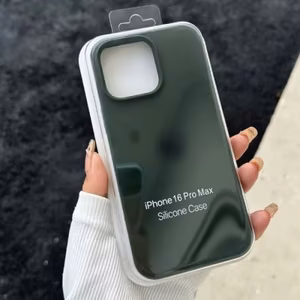 Чехол "Silicone Plastic Pack" для Apple iPhone 12 Pro Max тёмно-зелёный (в упаковке)