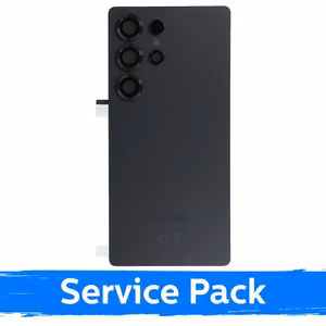 Galinis dangtelis, suderinamas su Samsung S938 S25 Ultra / Titanium Jet juodas / (Service Pack)