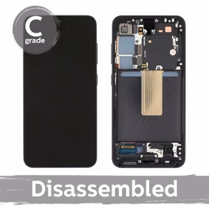 LCD-дисплей Samsung S911 S23 с рамкой / Phantom Black (графитовый) / (7/10, демонтированный)