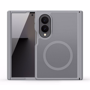 DUX DUCIS YIND dėklas, suderinamas su MagSafe, skirtas SAMSUNG Z Fold 8 Wide, pilkas