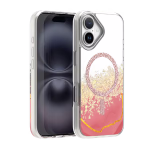 Epoxy Mag dėklas skirtas iPhone 17 6,3'' rožinis