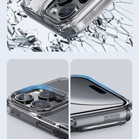 Nillkin Nature Pro dėklas telefonui iPhone 16 Pro - permatomas ir baltas