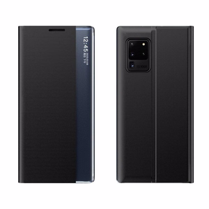 New Sleep Case dėklas telefonui su stovo funkcija Samsung Galaxy A73 juodas