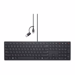Dell Collaboration Keyboard KB525C Keyboard Wired Ukrainian (QWERTY) Black