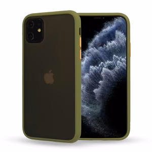 Vennus Color Button Bumper dėklas telefonui Samsung Galaxy A20S žalias