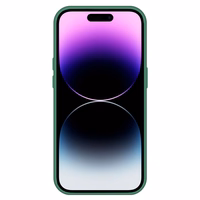 Dėklas telefonui Tel Protect Silicone Premium iPhone 15 Pro Max tamsiai žalias