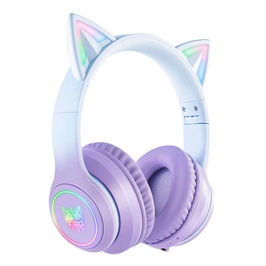 ONIKUMA B90 žaidimų ausinės (mėlynos/violetinės)