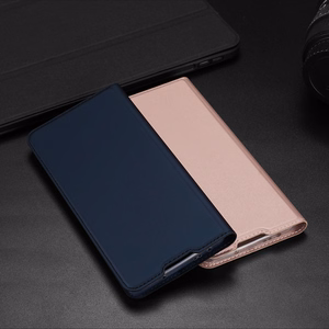 Dux Ducis Skin Pro atverčiamas dėklas telefonui Xiaomi Poco F4 5G auksinis