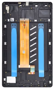 Ekranas Samsung T220 Tab A7 Lite 8.7 2021 su lietimui jautriu stikliuku ir rėmeliu Black (Refurbished) ORG