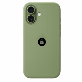 Dėklas "Silicone Case v2" iPhone 17 / Šviesiai samanotas / pakuotėje