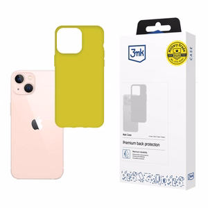 Dėklas telefonui iPhone 14 iš 3mk Matt Case serijos - šviesiai žalia