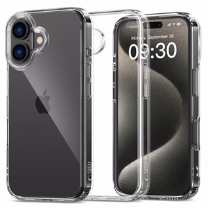Tech-Protect FlexAir Hybrid dėklas telefonui iPhone 16 - skaidrus