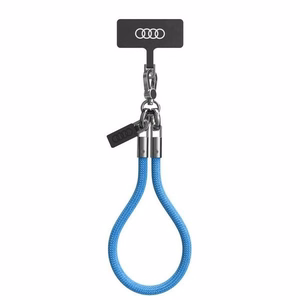 Audi universalus telefono dirželis 28cm 8mm mėlynas AU-HSL8-R8/D1-BE