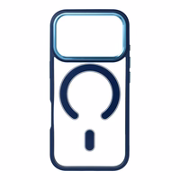 COLOR EDGE MAG COVER magnetinis dėklas telefonui, suderinamas su MagSafe, skirtas IPHONE 17 Pro, tamsiai mėlynas