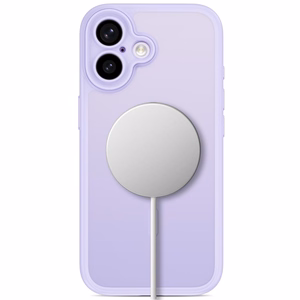 Tech-Protect MagPeak MagSafe CC  iPhone 17 dėklas, matinis violetinis