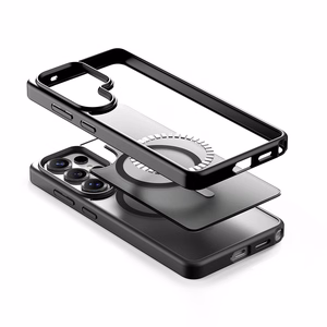 Rock Guard Touch Matinis Series Magnetic Dėklas for Samsung Galaxy S26 Ultra juodas