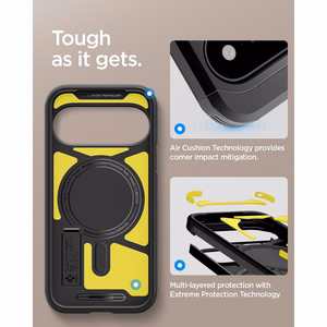 Spigen Tough Armor Mag MagSafe dėklas, skirtas Google Pixel 11, juodas