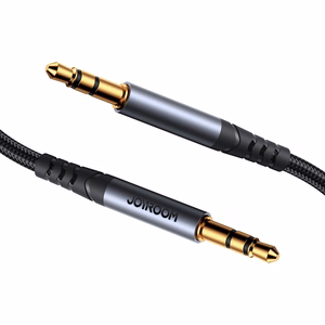 Audio adapteris Joyroom (SY-A08) 3,5mm į 3,5mm (p-p) 1,2m juodas
