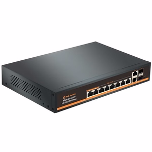 PoE komutatorius 8 prievadų 1000Mbps +2G aukštyn +2G SFP