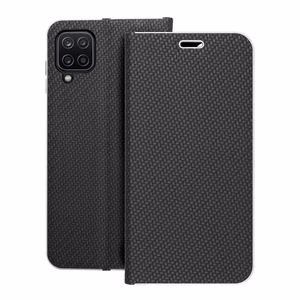 Flip case for Samsung A12 / M12 Luna Book Carbon black