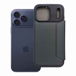 Dėklas telefonui Razor Book skirtas iPhone 17 Pro Max - tamsiai žalias