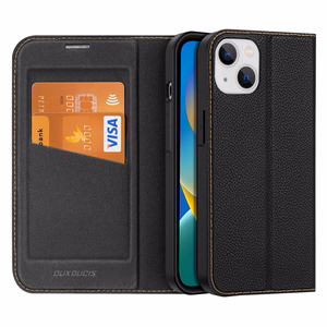 Dux Ducis Skin X2 dėklas telefonui iPhone 14 Plus su magnetine uždanga juodas